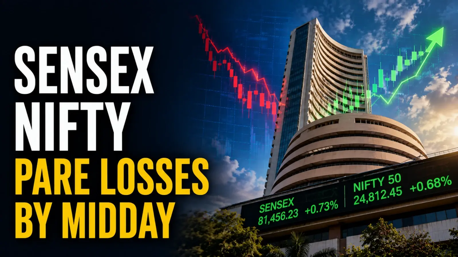 BSE, Nifty Mid-Day Report, June 2, 2026: Sensex, Nifty Pare Losses; IT Surge Cushions Markets as Middle East Tensions Persist