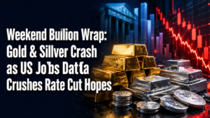 Weekend Bullion Wrap: Gold & Silver Crash as US Jobs Data Crushes Rate Cut Hopes