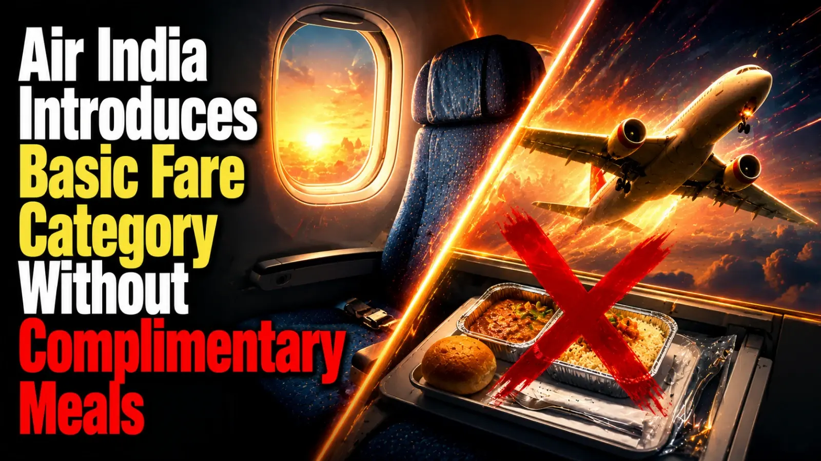 Air India Introduces Basic Fare Category Without Complimentary Meals