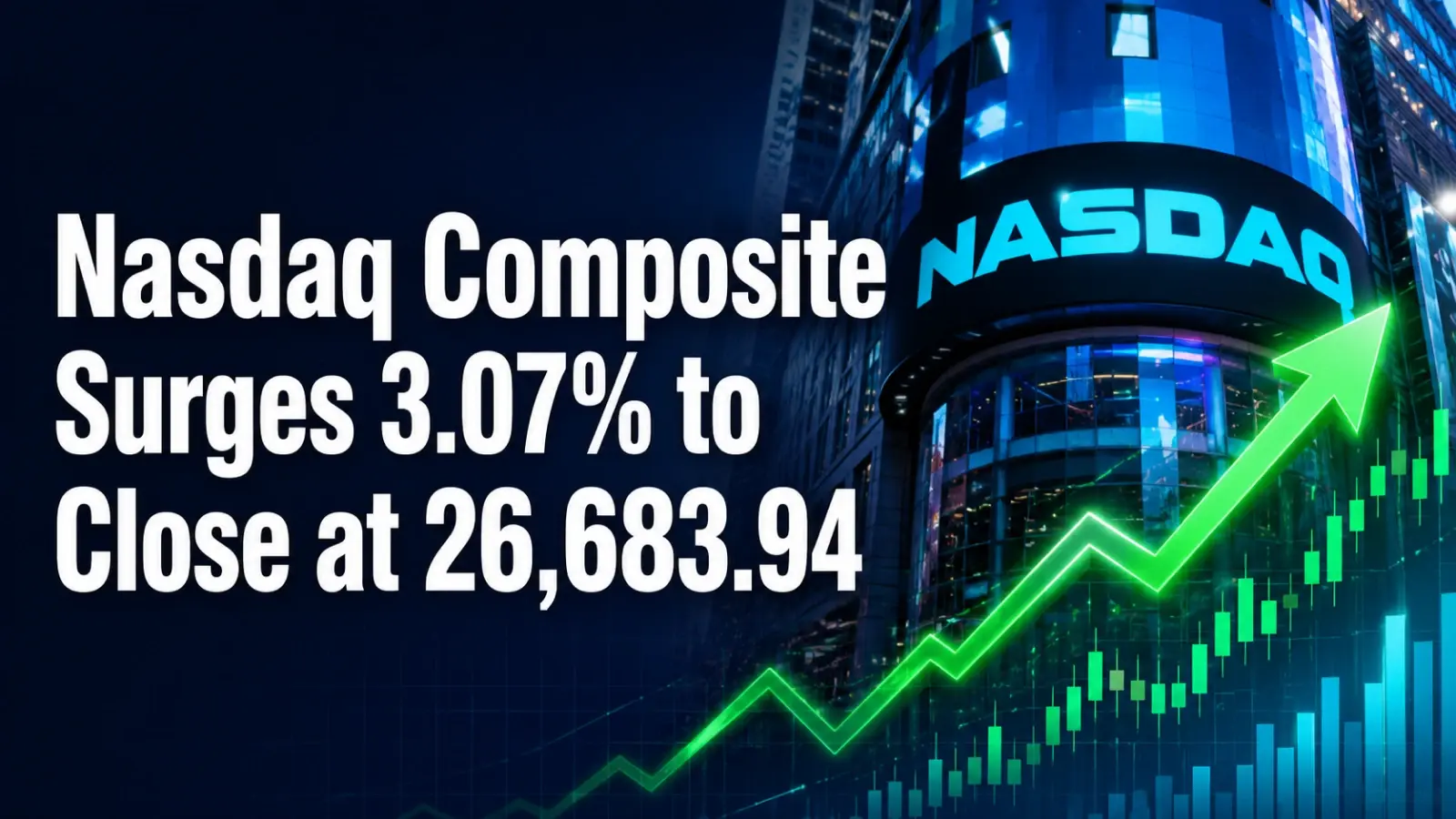Nasdaq Composite Surges 3.07% to Close at 26,683.94 as US-Iran Peace Deal Reshapes Market Dynamics