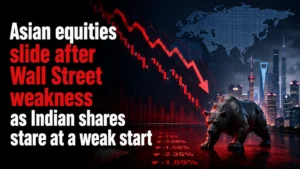 Asian Equities Slide After Wall Street Weakness as Indian Shares Stare at A Weak Start 