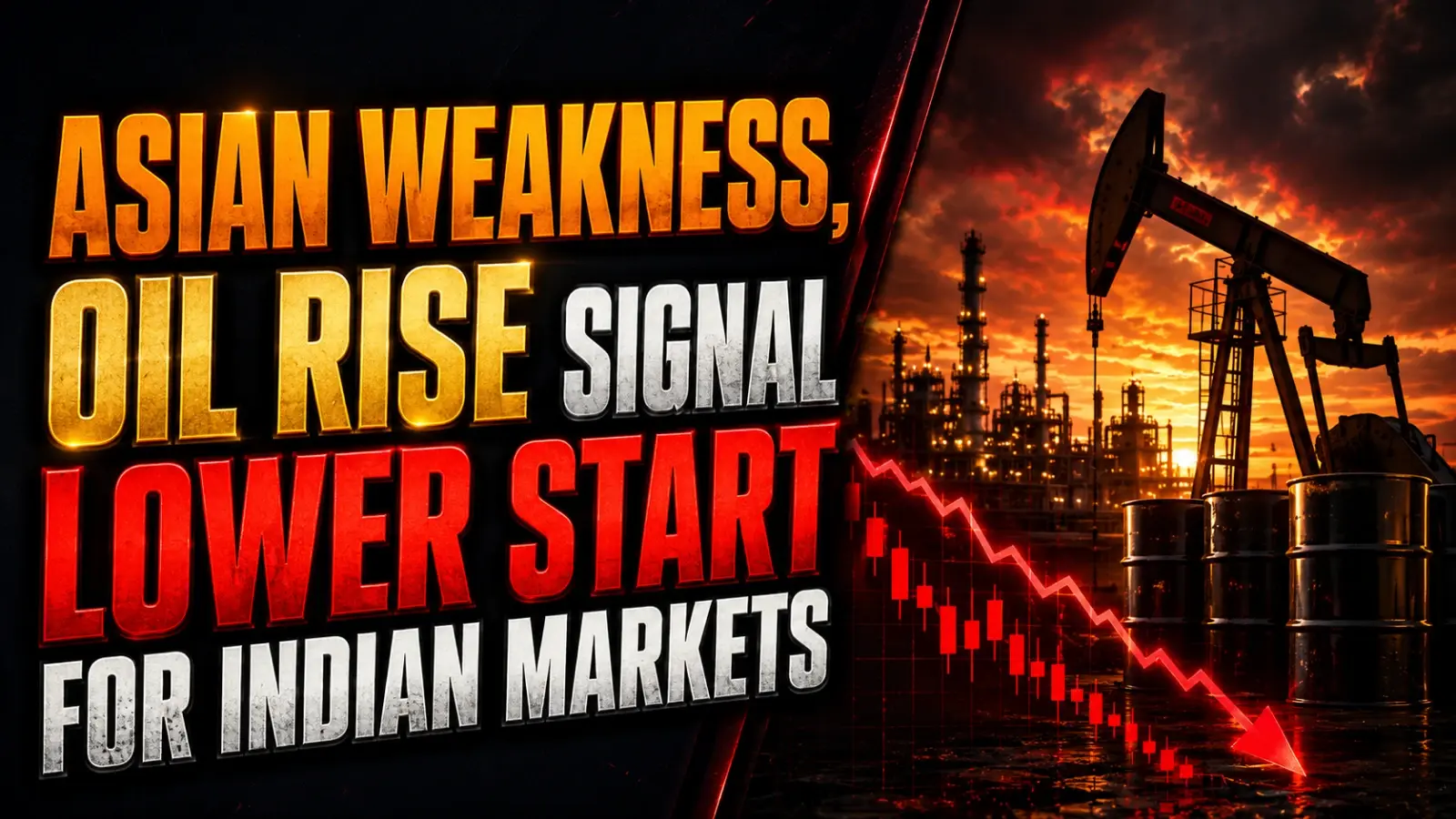 Asian Weakness, Oil Rise Signal Lower Start for Indian Markets
