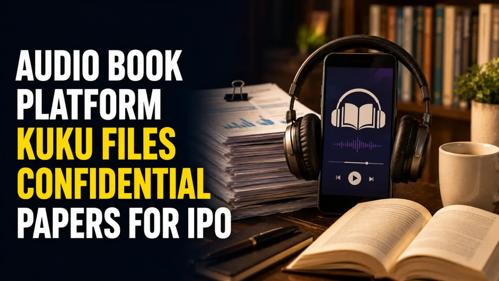 Kuku IPO: Audio Book Platform Files Confidential Papers to Raise Up to Rs 3,500-crore