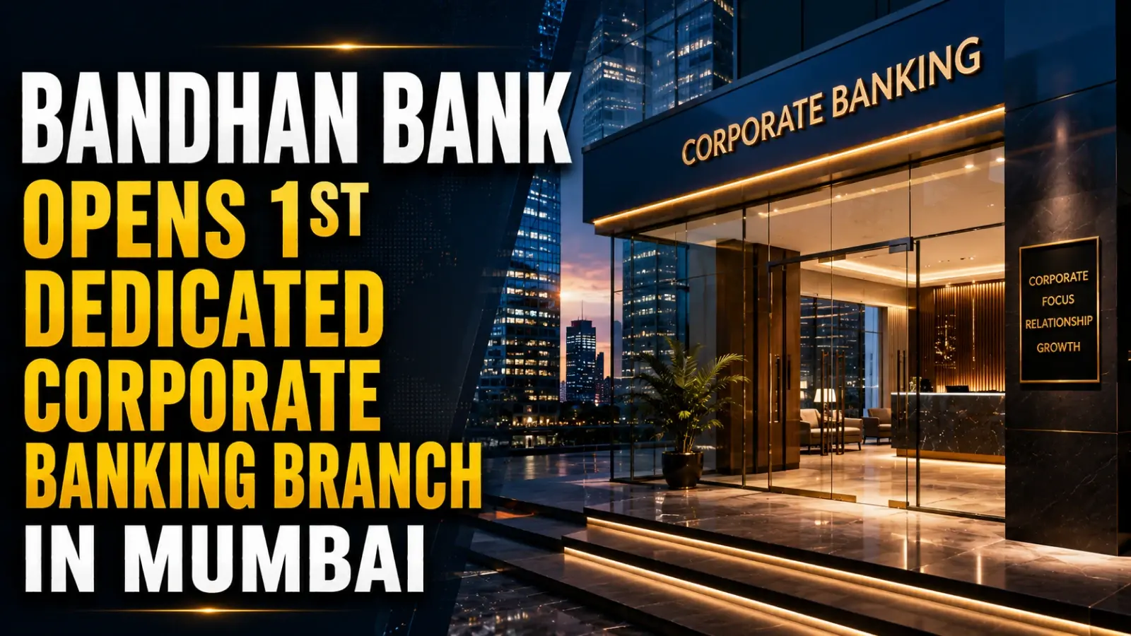 Bandhan Bank Opens 1st Dedicated Corporate Banking Branch in Mumbai, Eyes Wholesale Business Growth