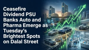 Ceasefire Dividend: PSU Banks, Auto and Pharma Emerge as Tuesday's Brightest Spots on Dalal Street