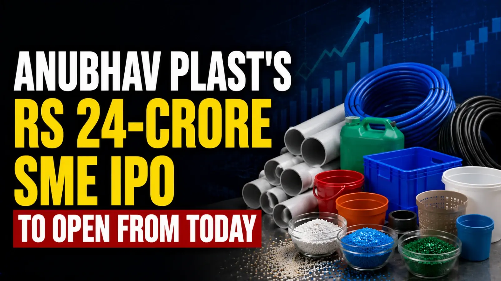 Anubhav Plast’s Rs 24-Crore SME IPO To Open on Friday