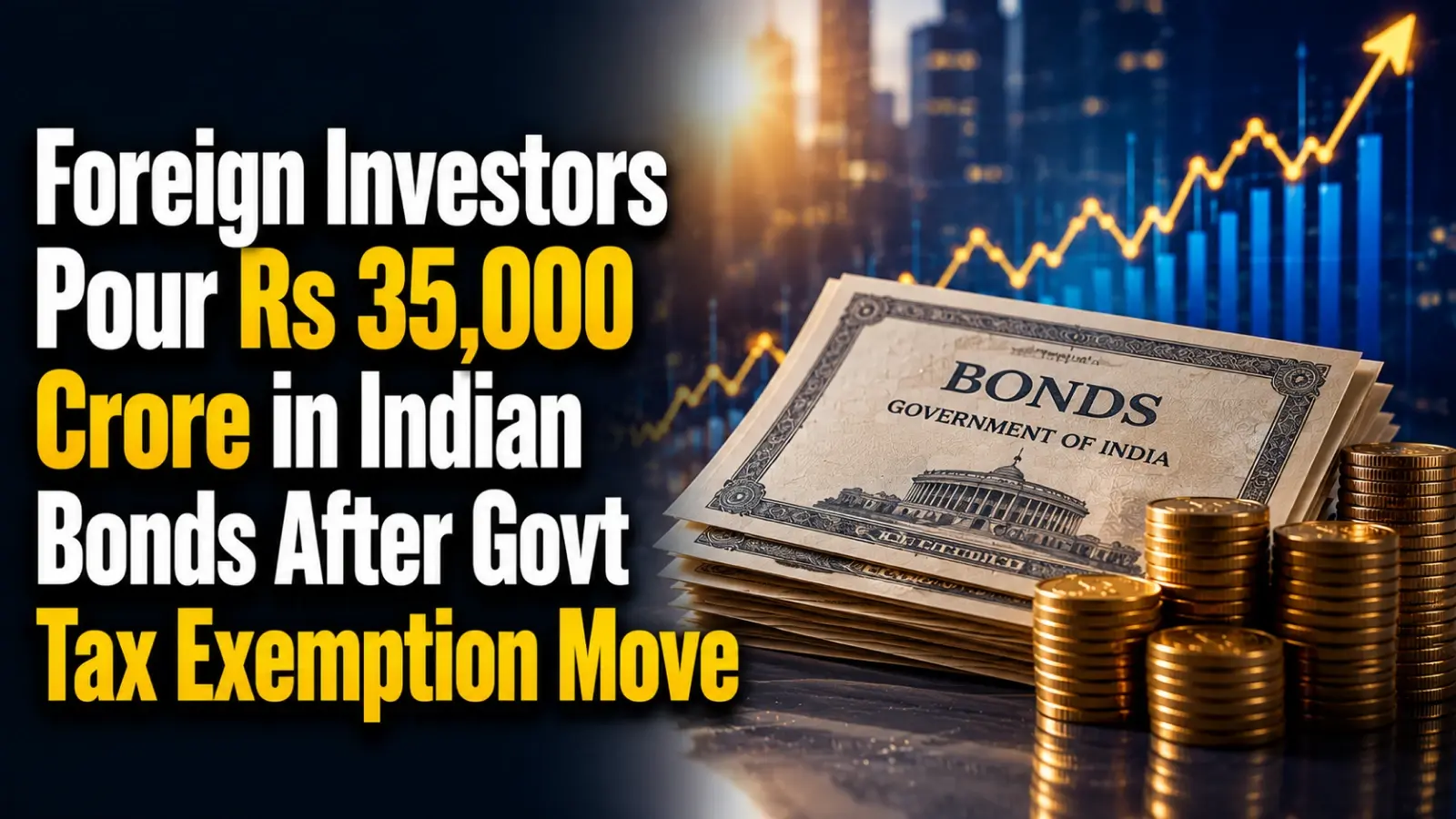 Foreign Investors Pour Rs 35,000 Crore in Indian Bonds After Govt Tax Exemption Move