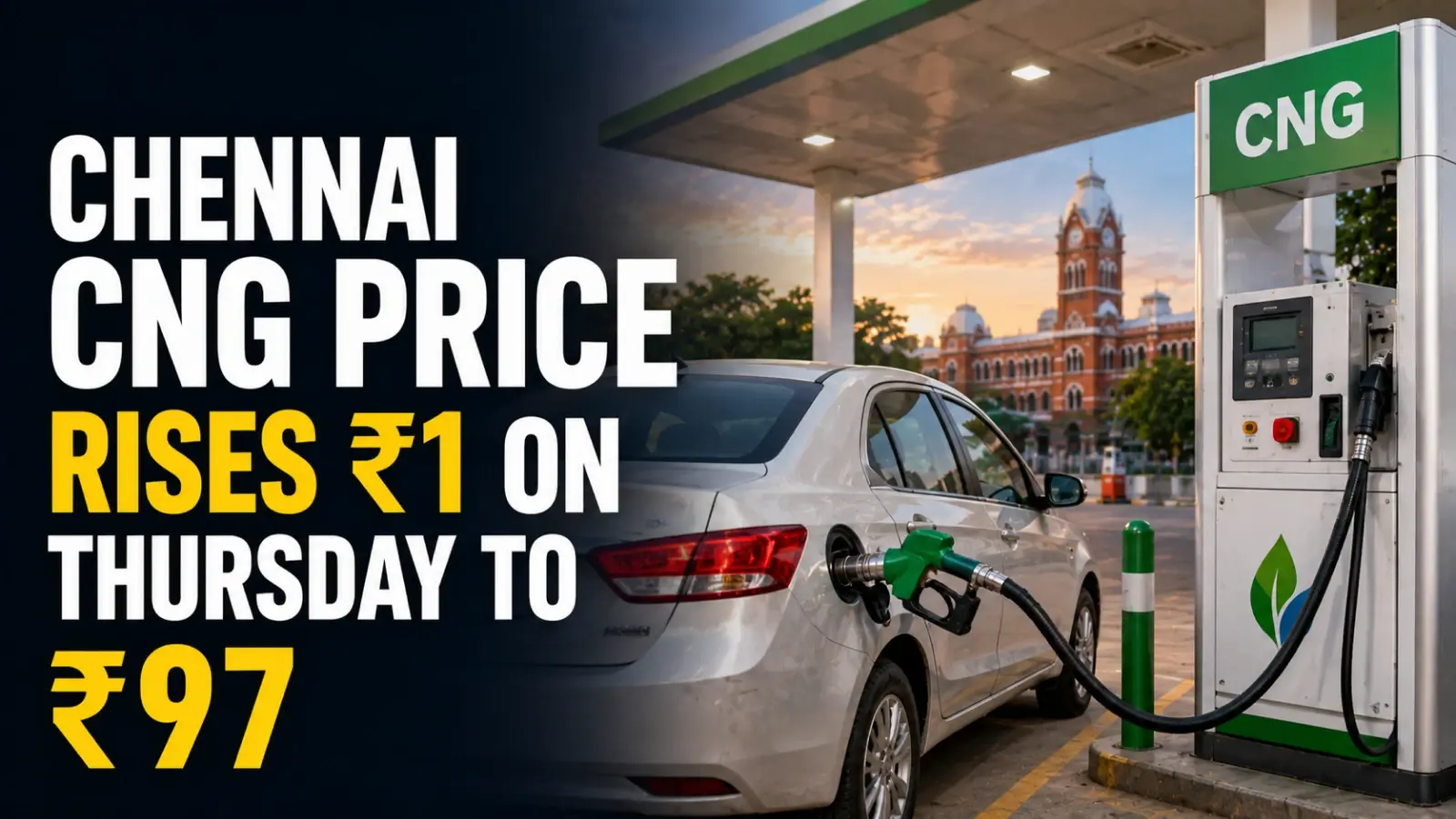 CNG Prices Today, June 4, 2026: CNG Rate in Chennai Rises ₹1 to ₹97; Rest of Indian Cities Hold Steady