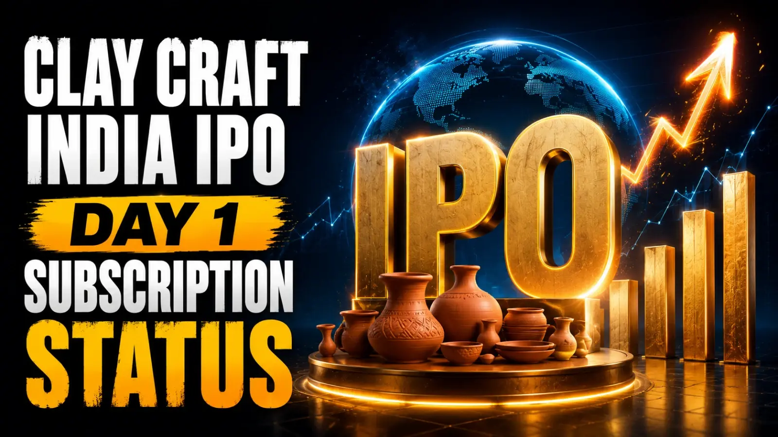 Clay Craft India IPO Day 1 Subscription Status: Issue Subscribed 0.31x So Far