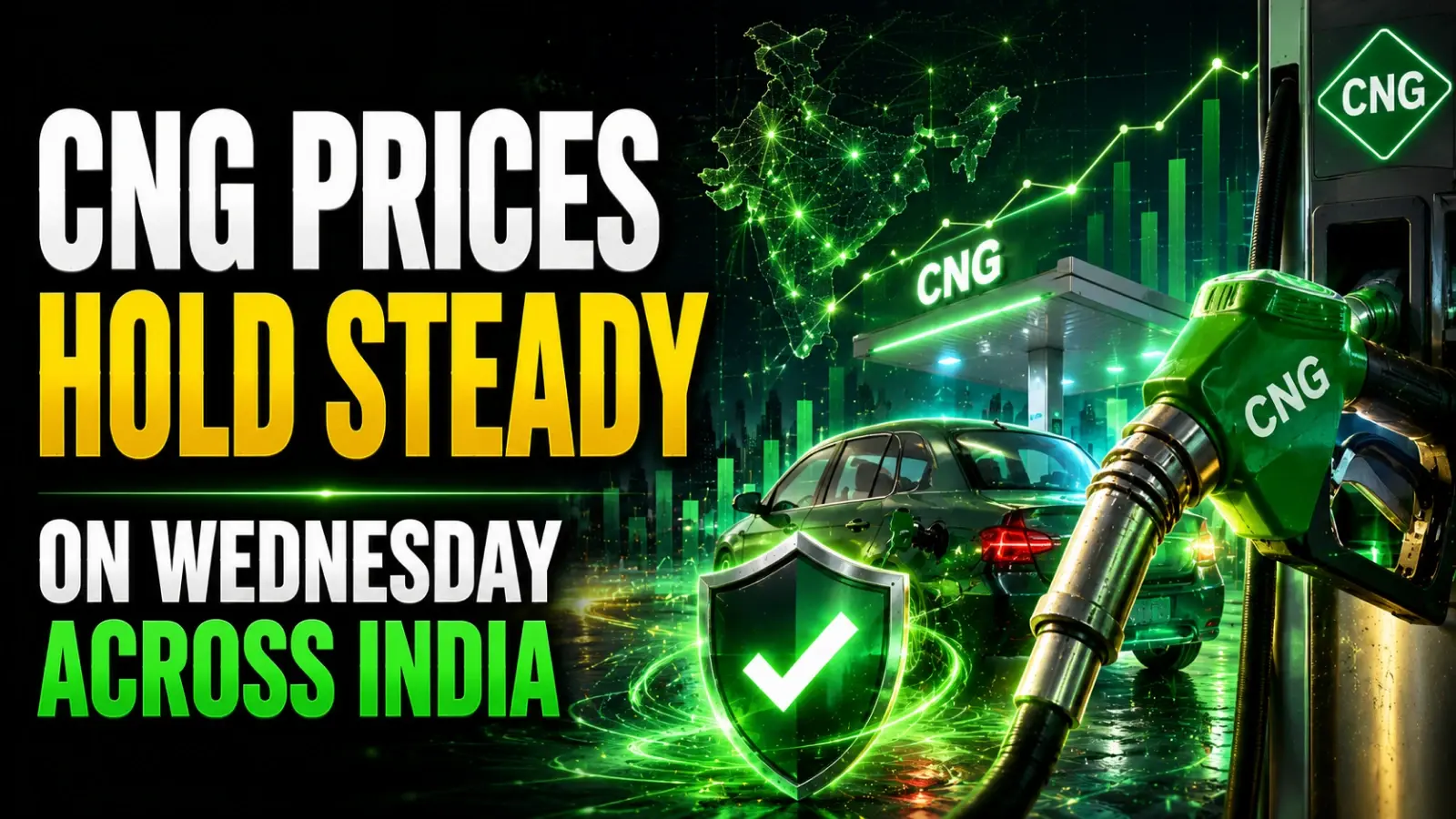CNG Rate Today, June 17, 2026: CNG Prices Hold Steady on Wednesday Across India, Unchanged from Tuesday