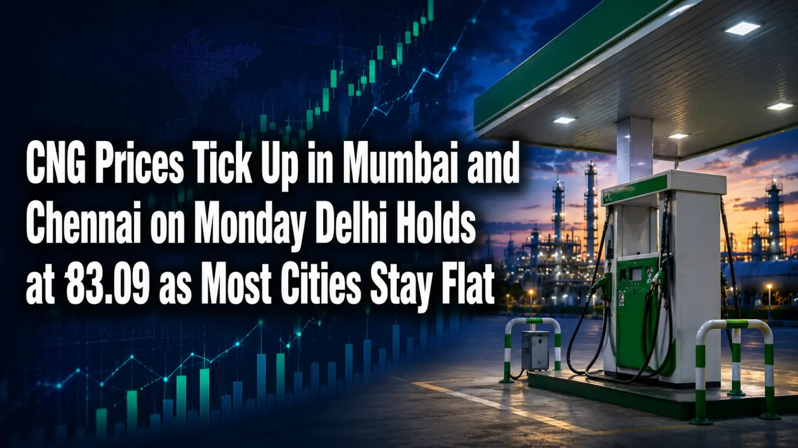 CNG Rates Today, June 1, 2026: CNG Prices Up in Mumbai By ₹2 and ₹1 in Chennai; Most Cities Stay Flat