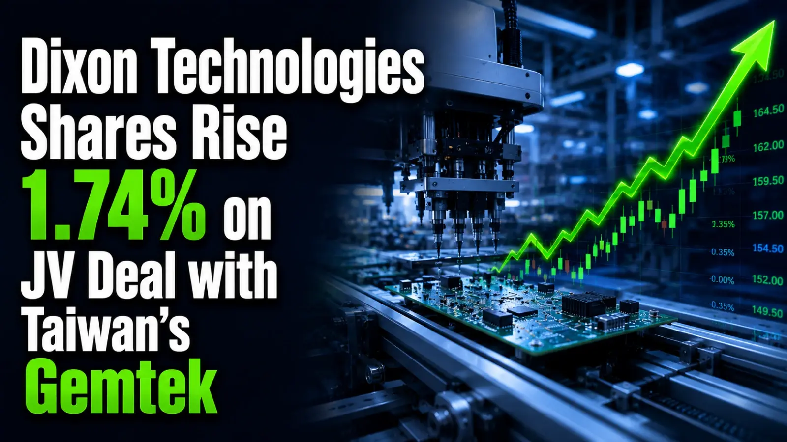 Dixon Technologies Shares Rise 1.74% on JV Deal with Taiwan’s Gemtek for Optical Transceiver Manufacturing