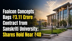 Faalcon Concepts Bags ₹3.11 Crore Contract from Sanskriti University; Shares Hold Near ₹40 