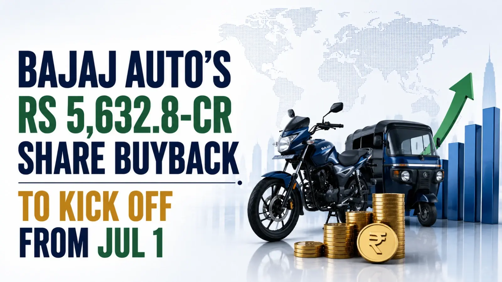 Bajaj Auto’s Rs 5,632.8-Cr Share Buyback To Kick Off From Jul 1