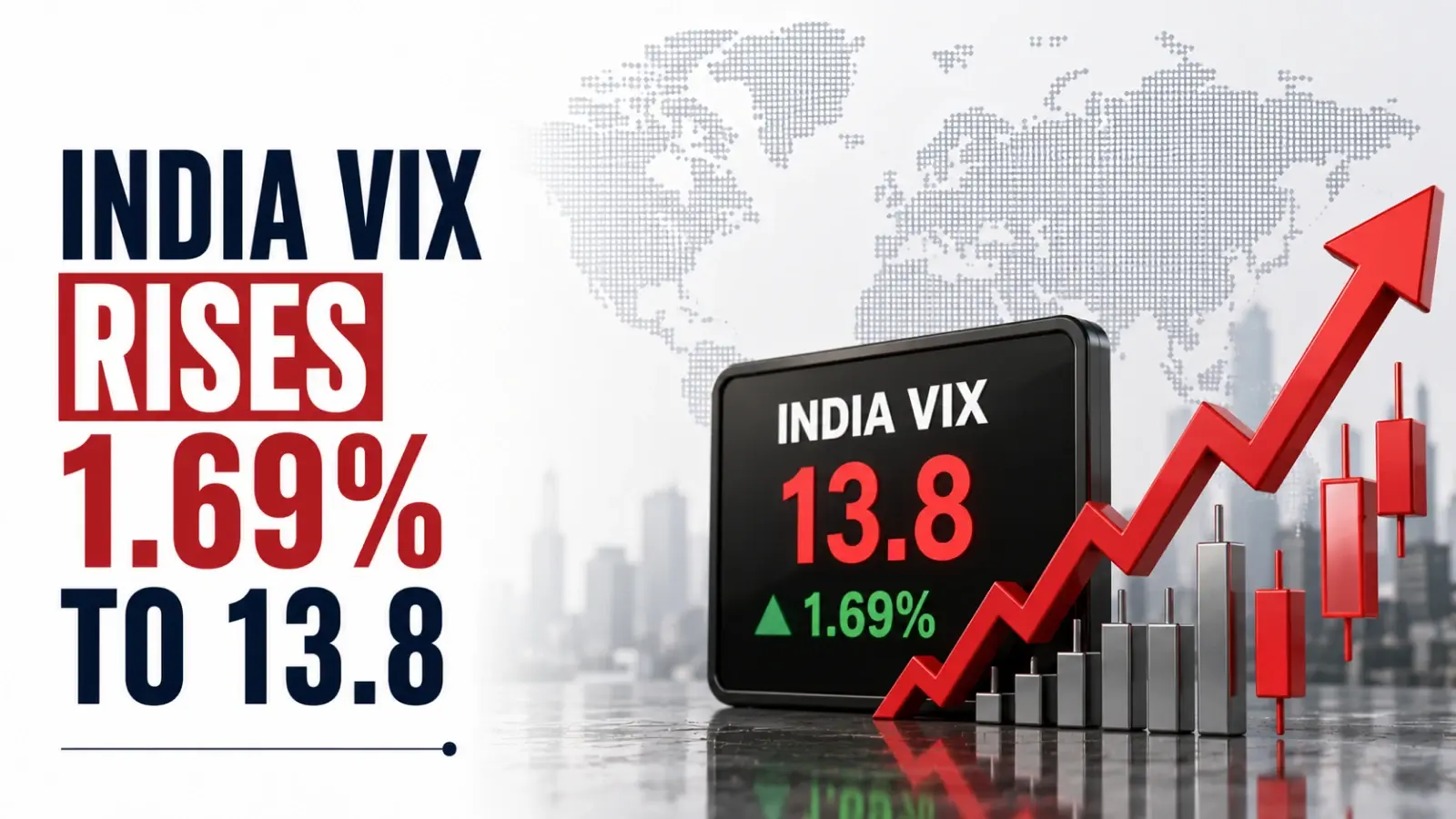 India VIX Rises 1.69% to 13.85 as Volatility Stays Elevated in Opening Trade