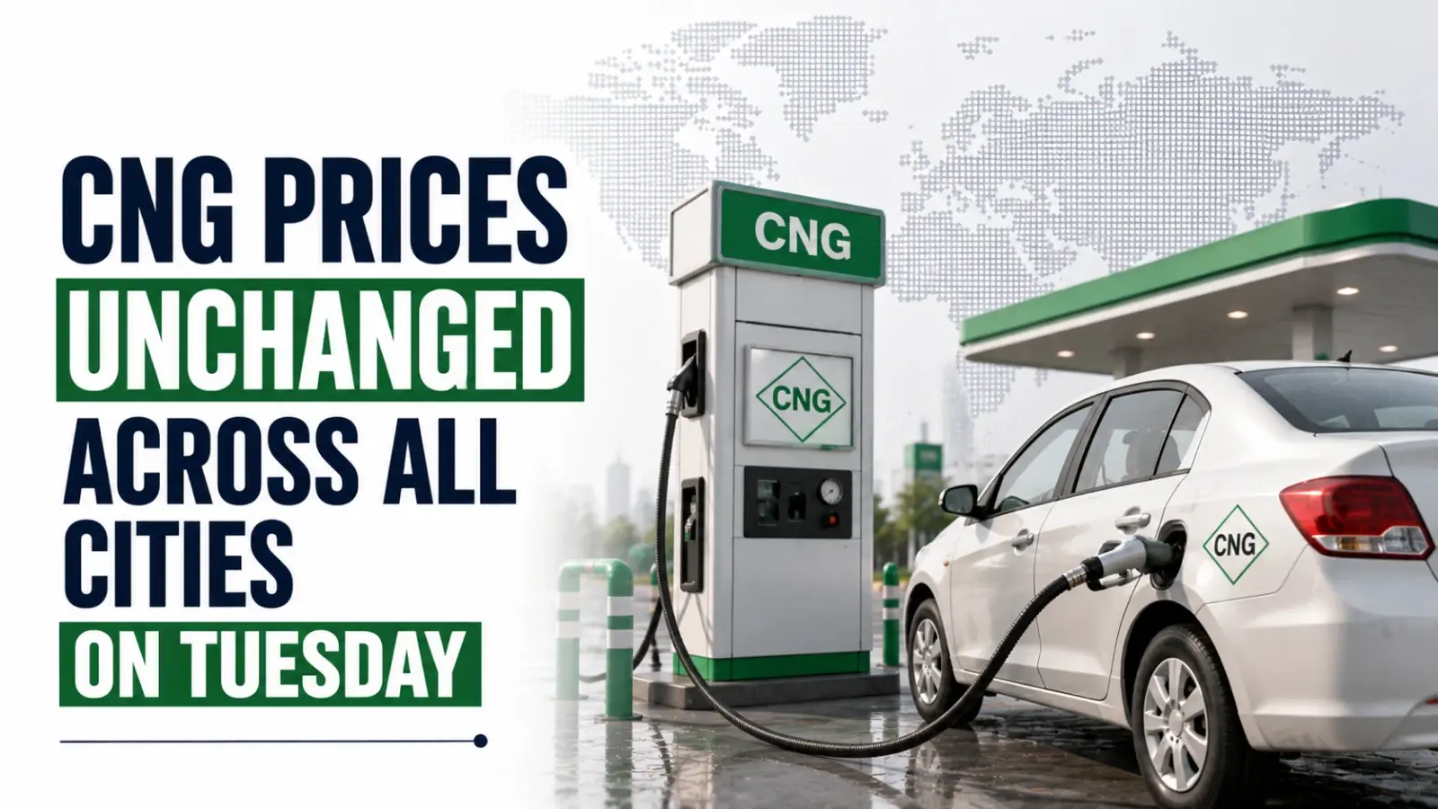 CNG Rates Today, June 30, 2026: CNG Prices Unchanged Across All Cities on Tuesday