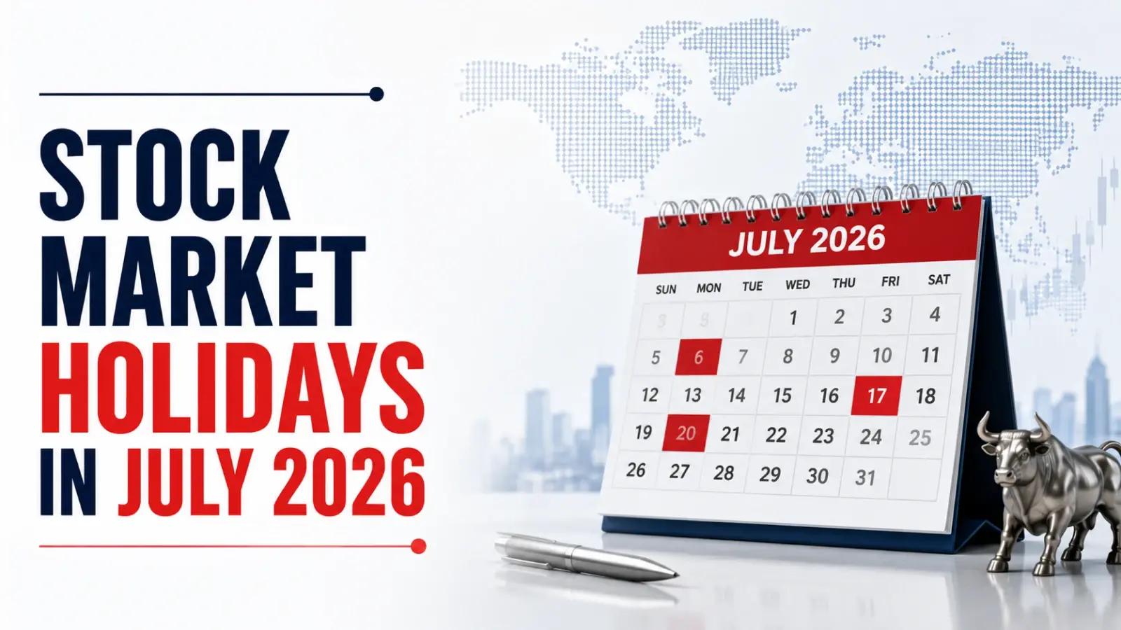 Stock Market Holidays in July 2026: When Will NSE, BSE Remain Closed This Month? Check Full Holiday and Trading Calendar