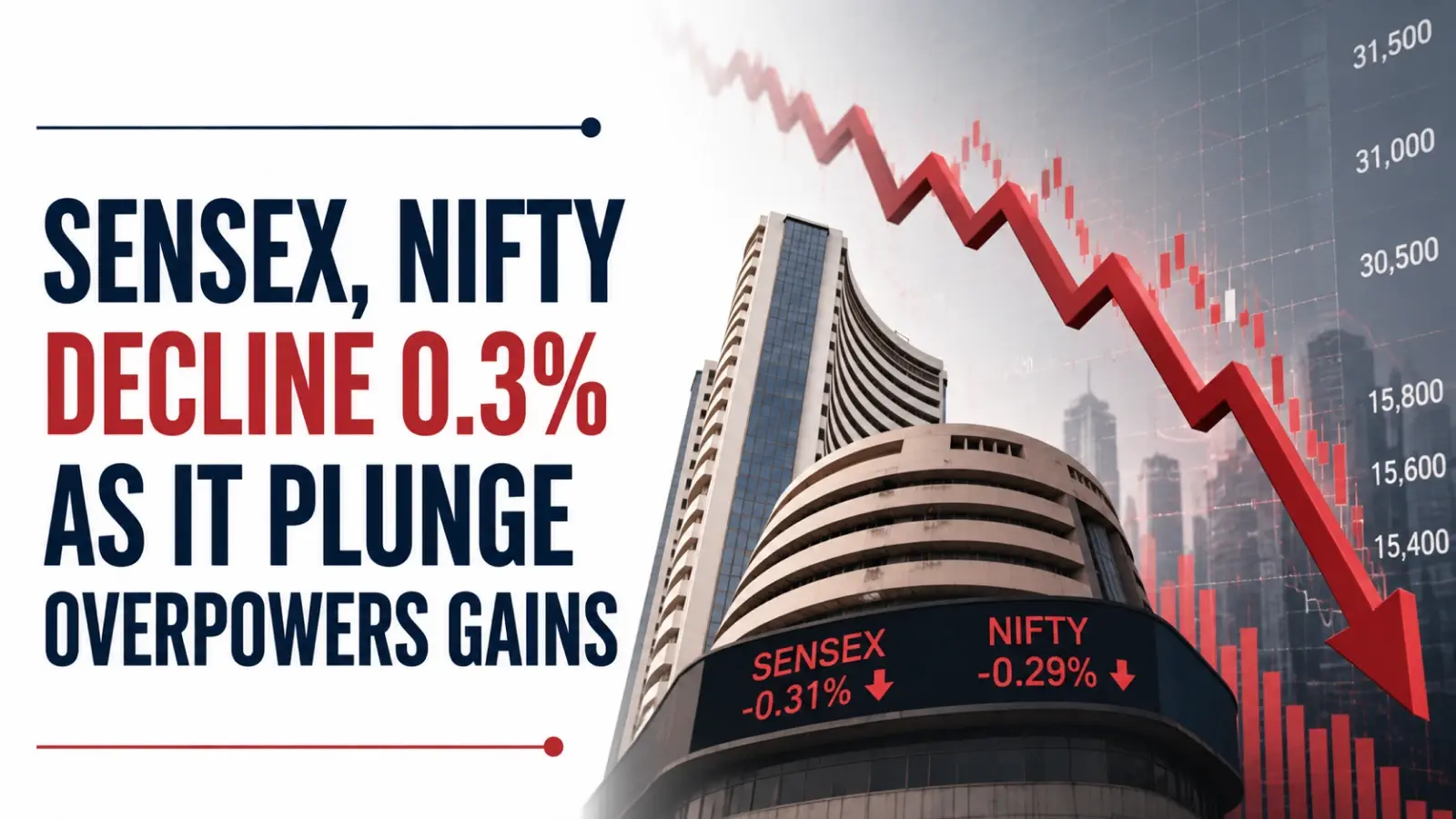 Stock Market Close Report, June 30, 2026: Sensex, Nifty Decline 0.3% As IT Plunge Overpowers Gains