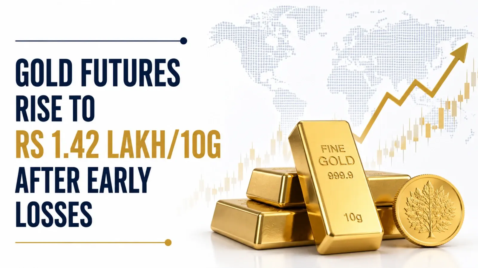 Gold Futures Rise to Rs 1.42 Lakh/10g After Early Losses
