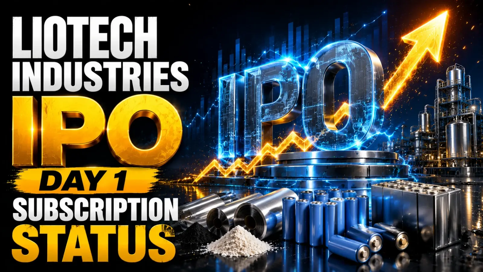 Liotech Industries IPO Day 1 Subscription Status: Issue Subscribed 0.05x So Far