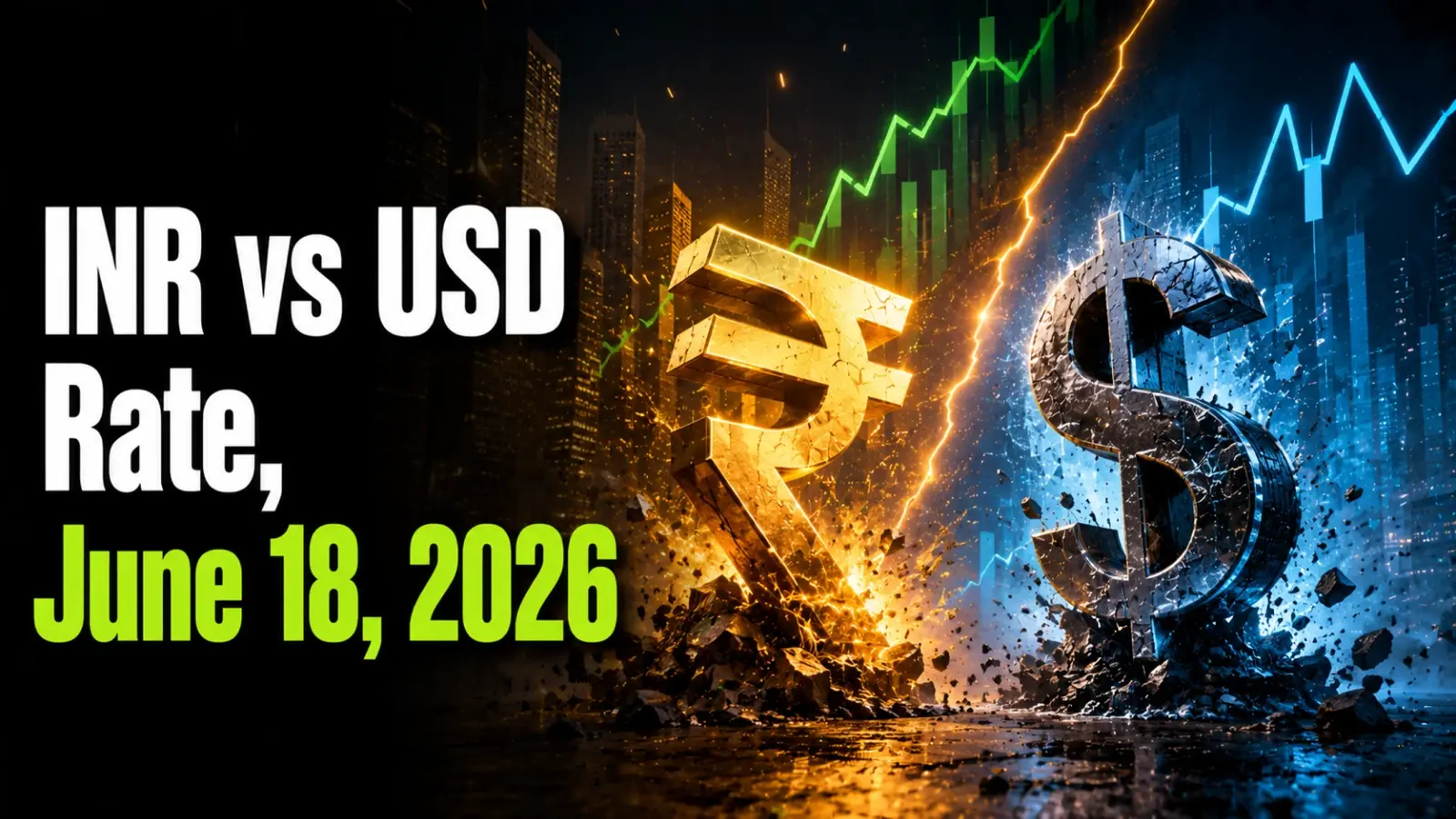 INR vs USD Rate, June 18, 2026: Rupee Falls to 94.71 On US Federal Reserve's Hawkish Stance