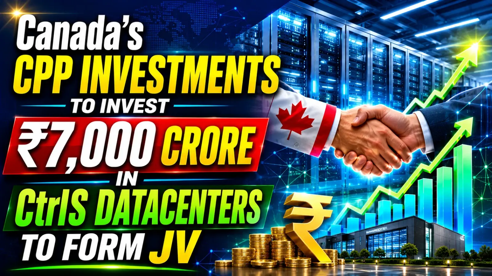 Canada's CPP Investments to invest Rs 7,000 crore in CtrlS Datacenters, to form JV