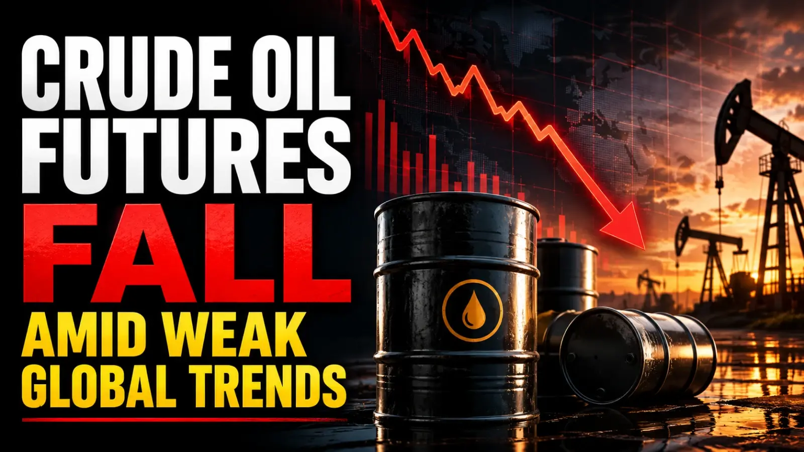 Crude Oil Futures Fall Amid Weak Global Trends
