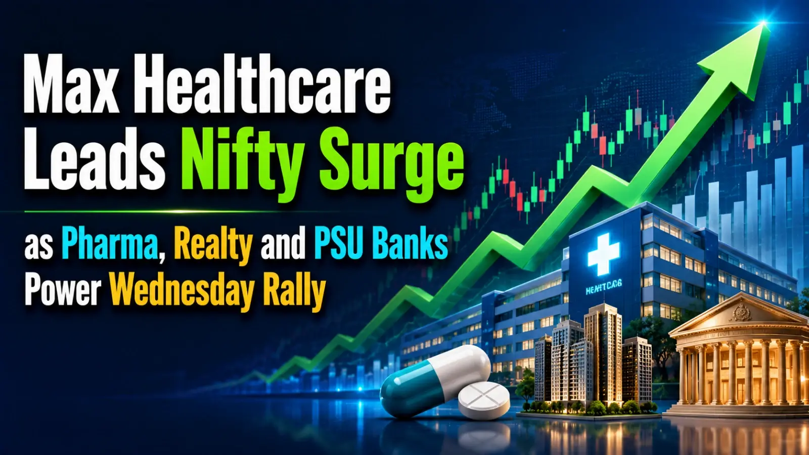 Max Healthcare Leads Nifty Surge as Pharma, Realty and PSU Banks Power Thursday Rally