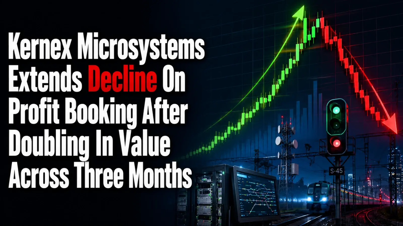 Kernex Microsystems Share Extends Decline on Profit Booking After Doubling in Value Across Three Months