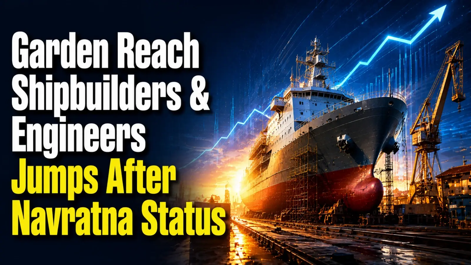 Garden Reach Shipbuilders & Engineers Share Jumps 4% After Navratna Status; Autonomy Boost Lifts Defence PSU Outlook