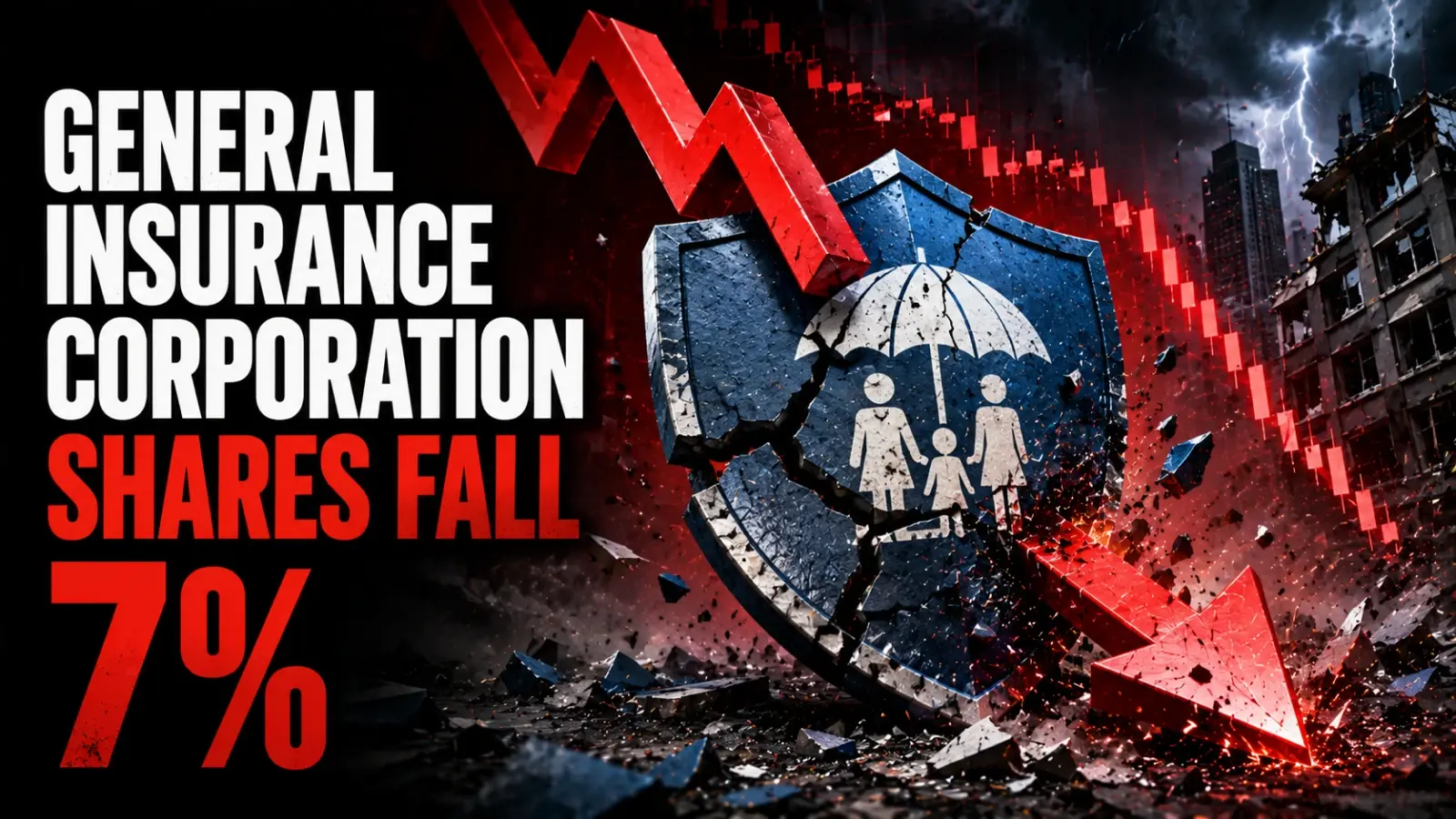 General Insurance Corporation Shares Fall 7% as Government Launches OFS to Sell Up to 5% Stake