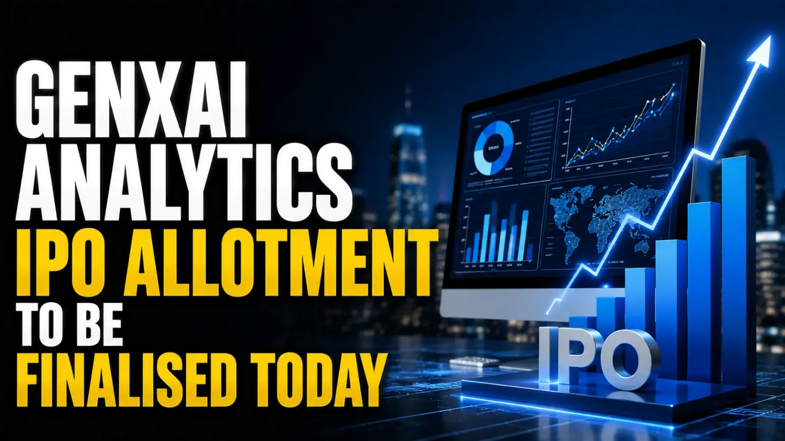Genxai Analytics IPO Allotment to Be Finalised Today; Check IPO Allotment Status Online on NSE and Registrar