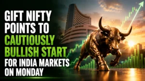 Gift Nifty Points to Cautiously Bullish Start for India Markets on Monday