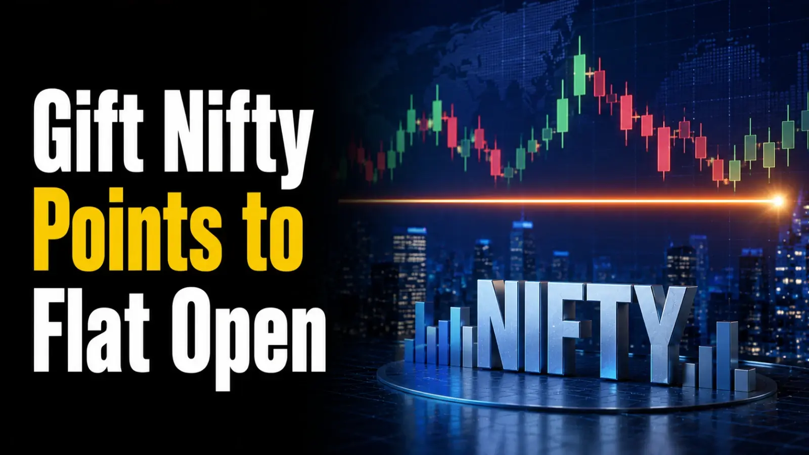 Gift Nifty Points to Flat Open; US Senate Iran War Vote, India-US Trade Talks Offer Optimistic Backdrop 