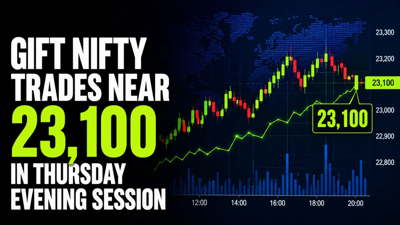 Gift Nifty Trades Near 23,100 in Thursday Evening Session, Points to Subdued Open for Markets on Friday