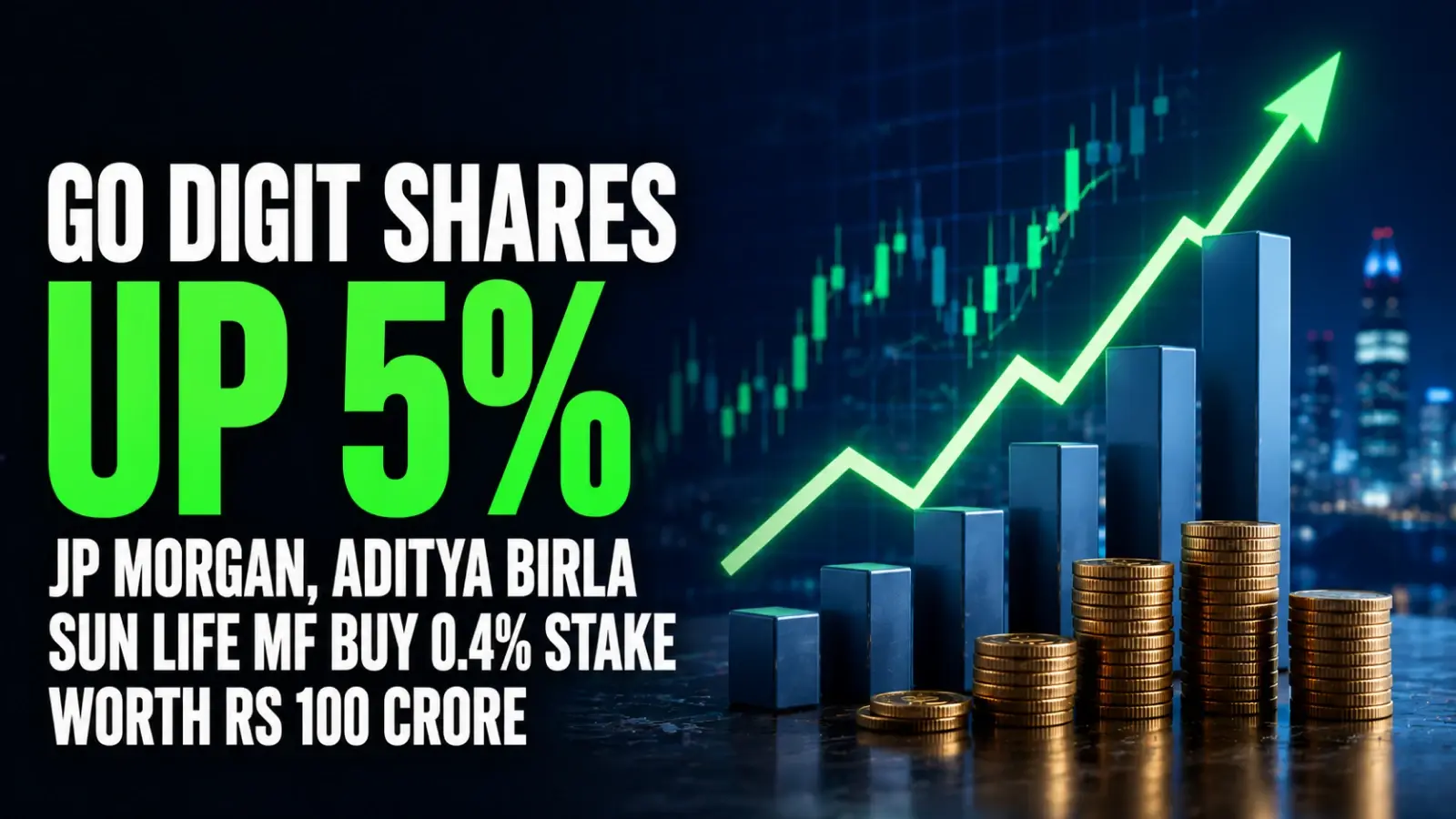 JP Morgan, Aditya Birla Sun Life MF Buy Go Digit Shares Worth Rs 100 Crore; Shares Up 5%