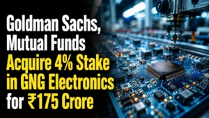 Goldman Sachs, Mutual Funds Acquire 4% Stake in GNG Electronics for ₹175 Crore; Shares Jump Over 7%