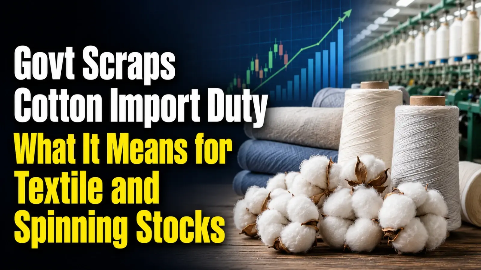 Cotton Import Duty Scrapped: What It Means for Textile and Spinning Stocks