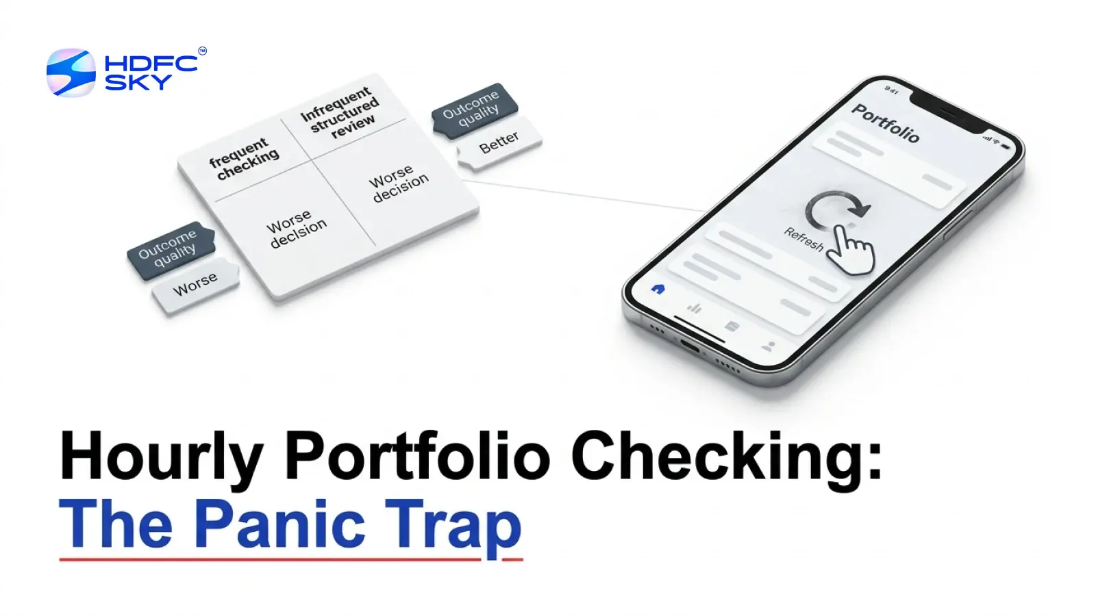 Checking Your Portfolio Every Hour: The Behavioral Trap That Triggers Panic Selling