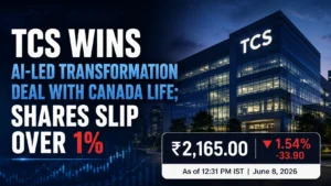 TCS Wins AI Transformation Deal with Canada Life; Shares Decline Over 1%