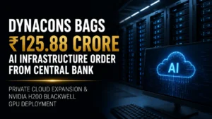 Dynacons Secures ₹125.88 Crore AI Infrastructure Order from Central Bank; Shares Rise
