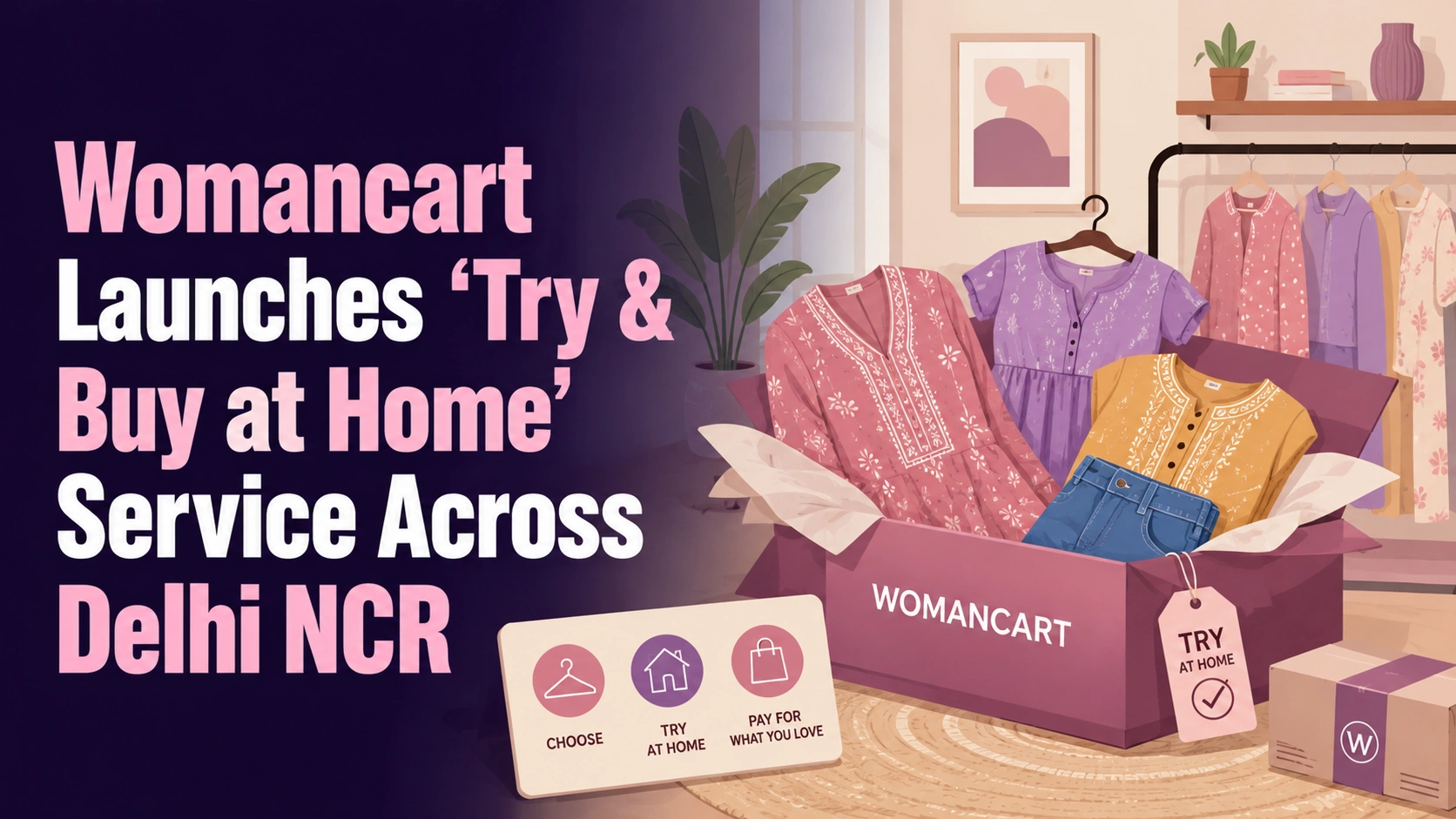 Womancart Launches ‘Try & Buy at Home’ Service Across Delhi NCR