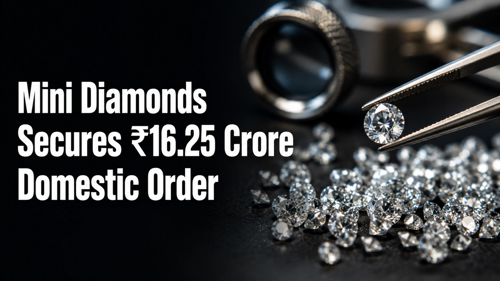 Mini Diamonds Bags ₹16.25 Crore Diamond Order; Shares Rise Over 3%