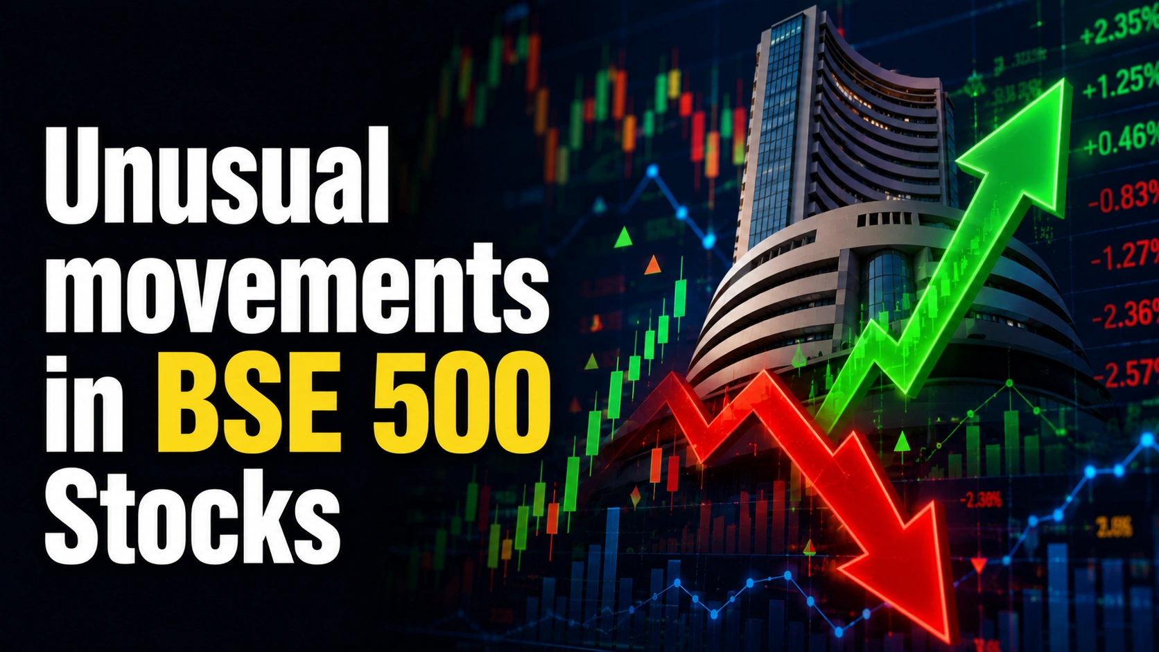 Unusual movements in BSE 500 Stocks: 16 June 2026
