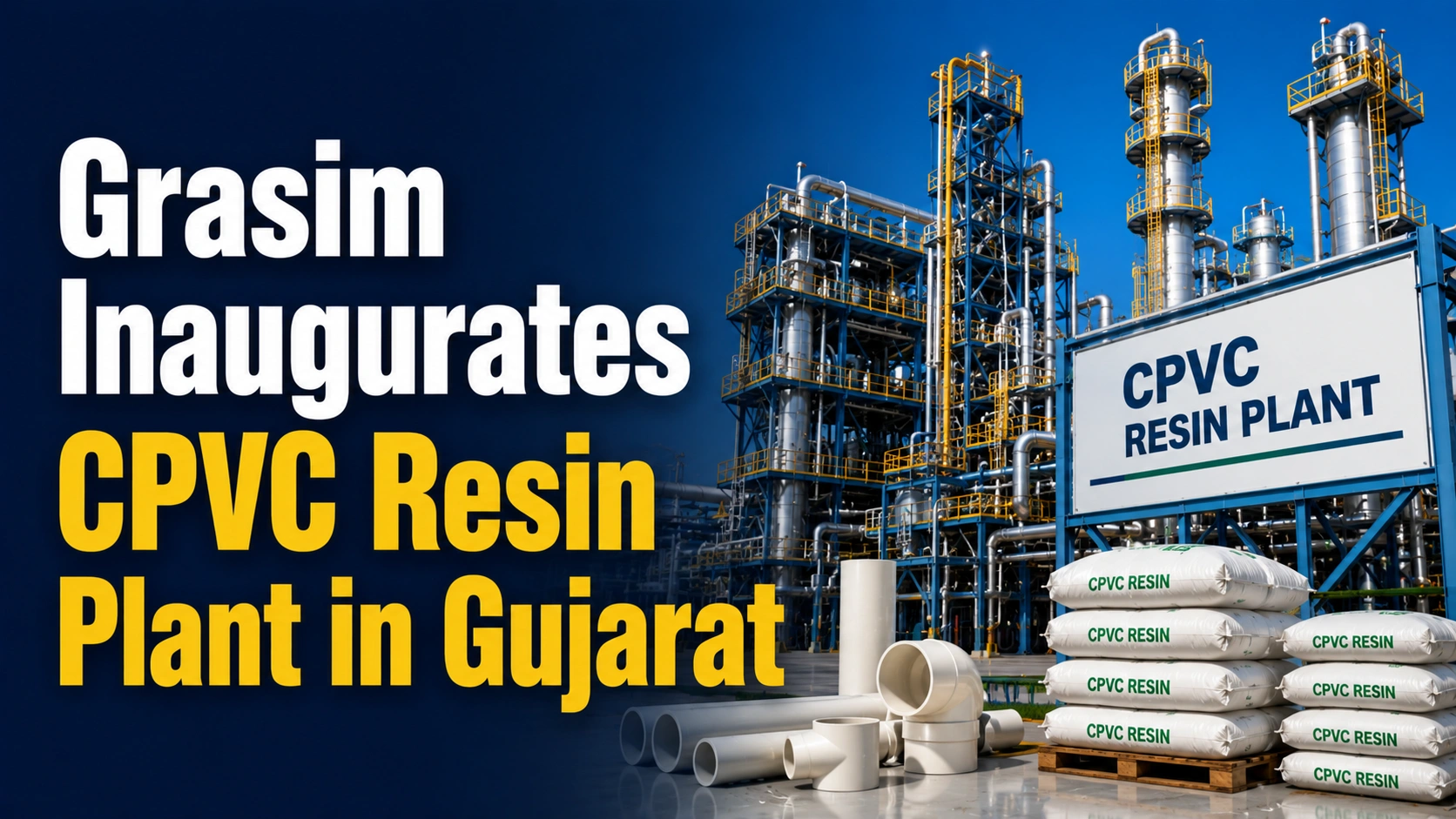 Grasim Inaugurates CPVC Resin Plant in Gujarat; Shares Slip Marginally