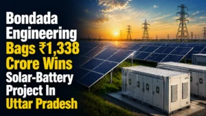 Bondada Engineering Bags ₹1,338 Crore Wins Solar-Battery Project in Uttar Pradesh; Shares Jump 3%