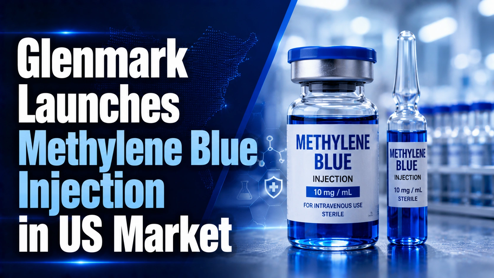Glenmark Launches Methylene Blue Injection in US Market; Shares Edge Higher