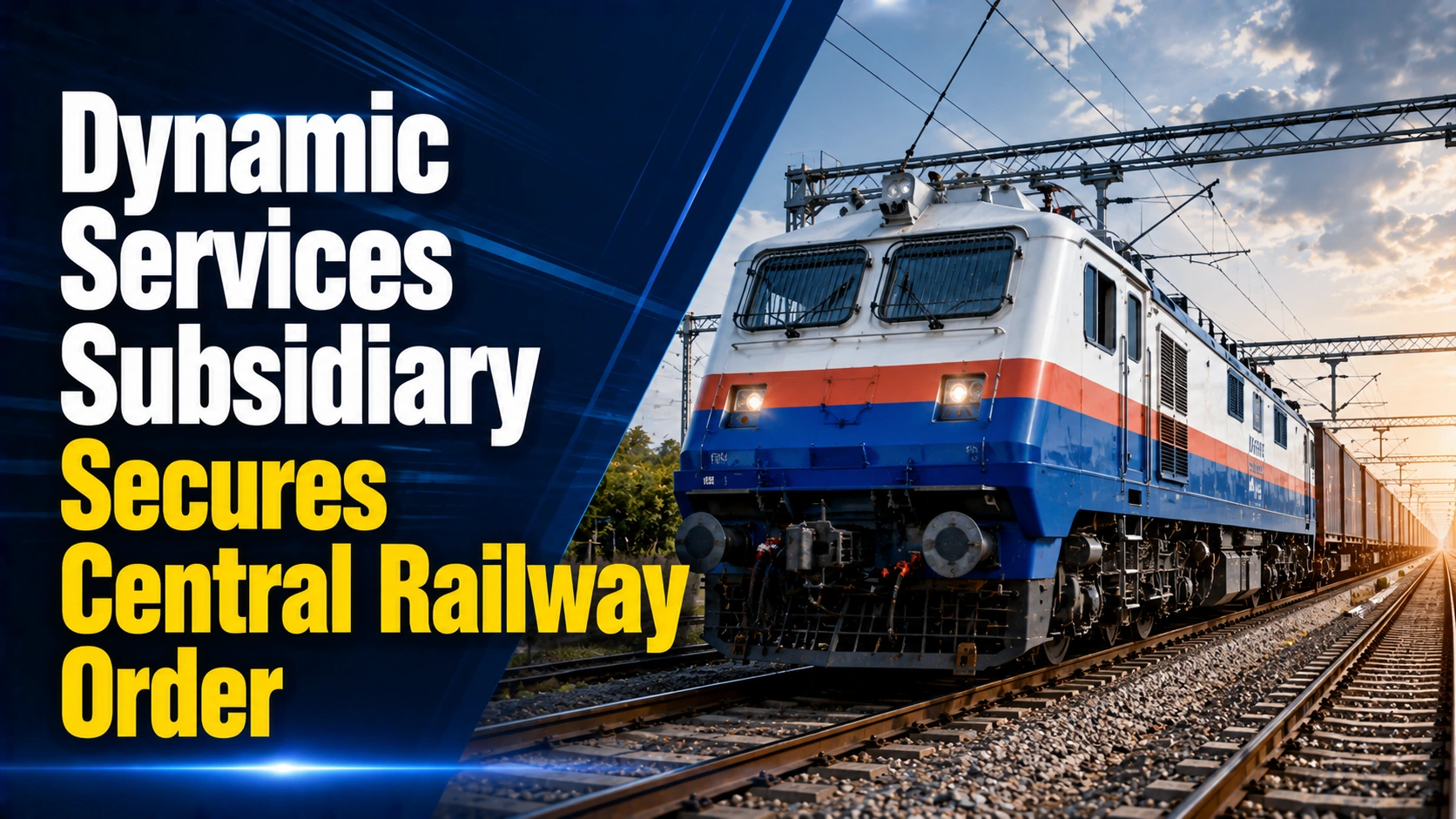 Dynamic Services Subsidiary Secures Central Railway Order; Shares Rise
