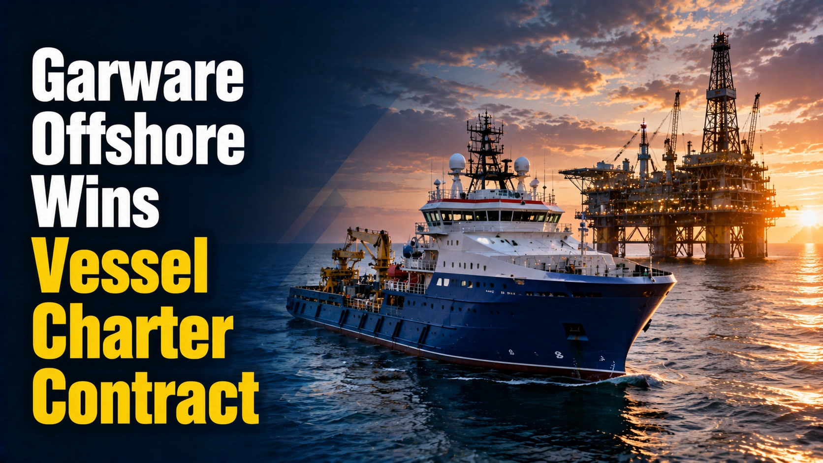 Garware Offshore Wins Vessel Charter Contract; Shares Rise Over 10% 