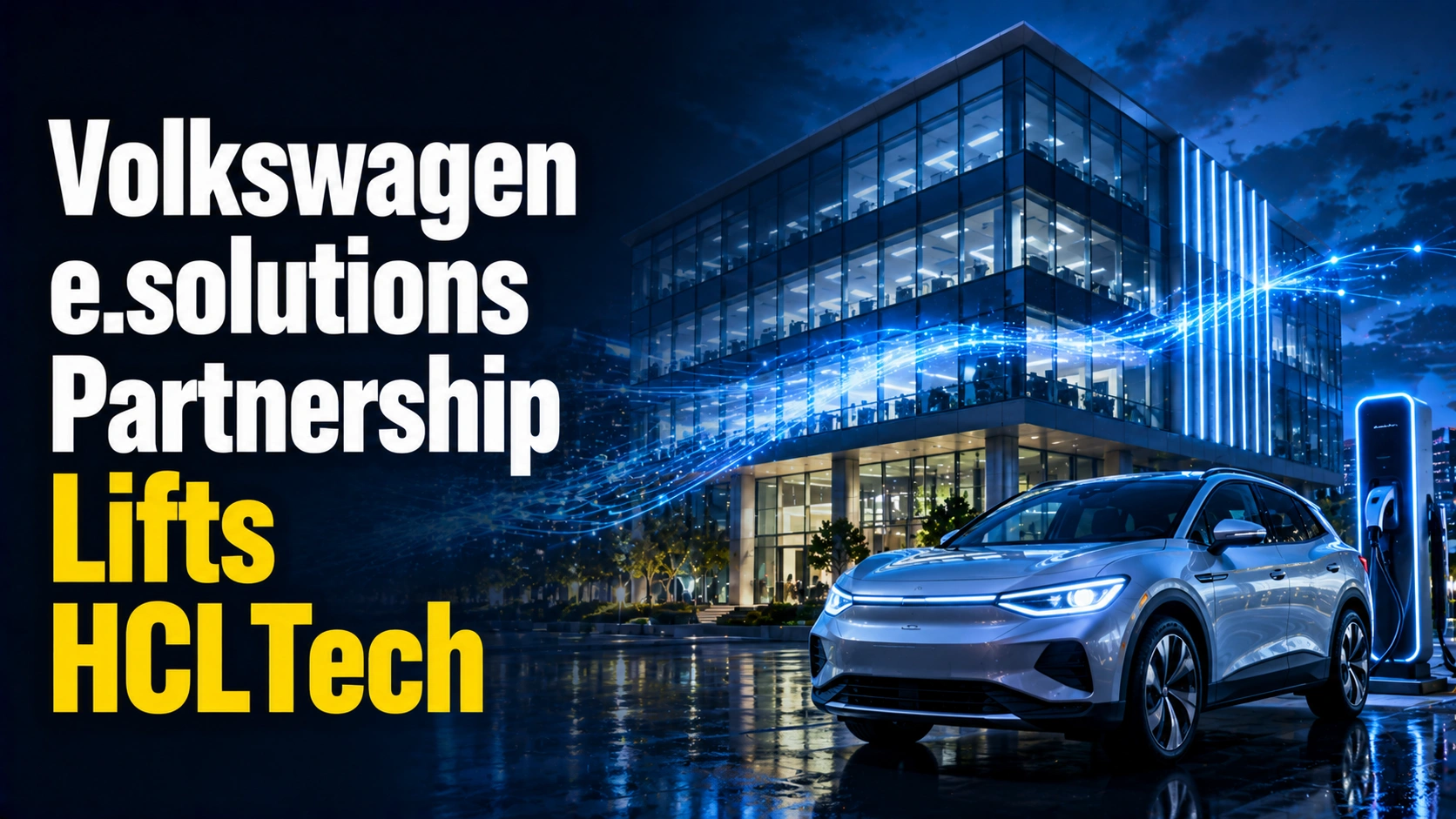 Volkswagen e.solutions Partnership Lifts HCLTech; Shares Gain